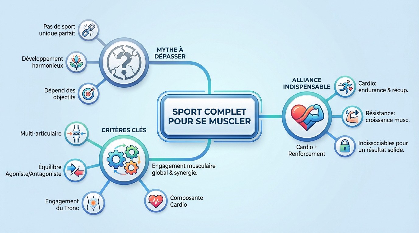 Qu'est-ce qui définit vraiment un sport "complet" pour se muscler ?